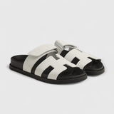 HERMANY | Elegante Designer-Sandalen – Weiß