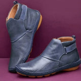Naadine - Bequemer Wasserdichter Stiefel – Blau