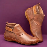 Naadine - Bequemer Wasserdichter Stiefel – Braun