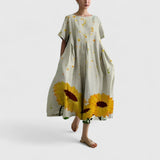Ria | Oversize-Vielseitigkleid – Sonnenblume