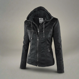 Neleena – Frühlings Jacke Mit Reißverschluss – Schwarz
