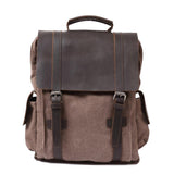 PRAGUE | Kleiner Segeltuch-Rucksack – Kaffee