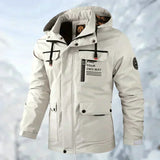 Berenike – Bequeme Wind  Und Wasserdichte Im Freien Jacke – Weiß