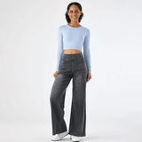 VardagStretch – Bequeme Hose mit Gummizug – Grau