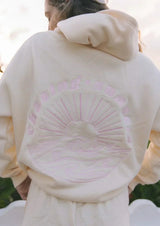 Iva | Bequemer und stilvoller Damen-Hoodie – Sonnenuntergang Creme
