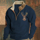 Jack | Reißverschluss-Pullover – Blau