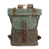 KOTOR | Vintage-Rucksack – Armee-grün