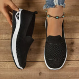 Azalea™ Orthopädische Slip-On Sneakers – Schwarz