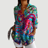 Hajnalka - Bluse Mit Buntem Gestaltung – Stil 5