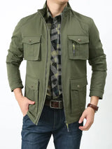 Robuste und wetterfeste Herren-outdoorjacke aus nylon – Grün
