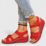 Leliana | Orthopädische Sandalen – Rot