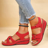 Valerie | Fußgewölbestütze Leicht Sandalen – Rot