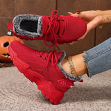 Rugaile - Winter Warmer Gefütterter Orthopädischer Sneaker – Rot