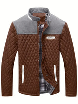 Proctor - Lässige Langarmjacke Mit Taschen – Braun