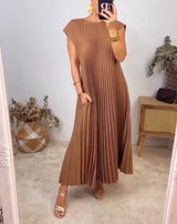 Mathilda | Maxikleid Bohemian Style – Braun