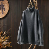 Lara™ | Knitted Sweater – Grau