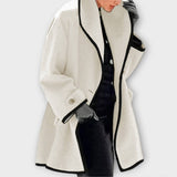 Sherry - Eleganter Trench Mantel – Weiß