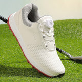 Fairway Pro™ Golfschuhe – Atmungsaktive und Komfortable Golfschuhe mit Überlegenem Grip – Weiß Rot