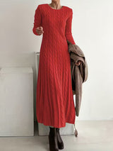 Marieth – Stilvolles, lässiges Maxikleid – Rot