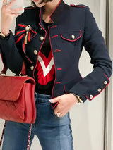 Cheyenne – Militärjacke aus Baumwolle – Marineblau