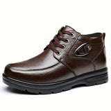 Winterschuhe Herren | Schnürschuhe mit gepolstertem Inneren – Braun