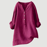Zaina - Bequeme Damenbluse – Rosa