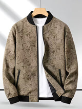 Dagan - Lässige Sportjacke Mit Langen Ärmeln Und Reißverschluss – Khaki