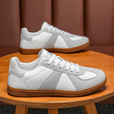 Daniel | Men's bequeme und vielseitige Herren Freizeitschuhe – Weiß