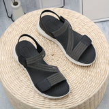 Lillian | Fußgewölbestütze Orthopädisch Sandalen – Schwarz