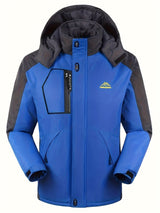 Herren Skijacke | Sportliche Outdoor Skibekleidung – Blau
