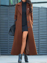 Stylische Woll-Damenjacke - Elora – Braun