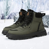 Levi - Schneestiefel für Herren mit dicker Sohle – Grün