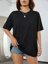 Margaux | Stilvolles Schmetterlings-Spitzen-Cropped T-Shirt – Schwarz