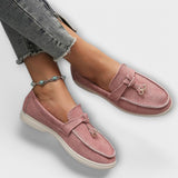 Sarima – Elegante Slipper mit Schnürdetail – Rosa