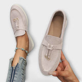 Gamila™ Elegante Loafer – Beige