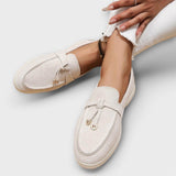 Gamila™ Elegante Loafer – Weiß