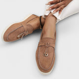 Gamila™ Elegante Loafer – Braun