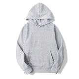 Bequemer Hoodie für Damen – Hellgrau
