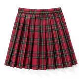 Damen Plissee Mini Rock | Schoolgirl Stil – Rot