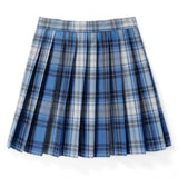 Damen Plissee Mini Rock | Schoolgirl Stil – Blau