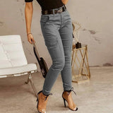 Damen Arbeits Cargo Hose | Leichte – Grau