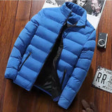 Winterjacke für herren – warm, bequem und perfekt für kalte tage – Himmelblau