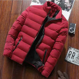 Winterjacke für herren – warm, bequem und perfekt für kalte tage – Rot