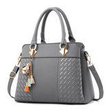 Chadian - Lederhandtasche – Dunkelgrau