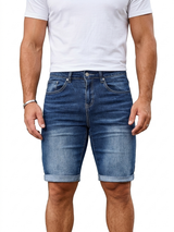 Zorvian - Hochwertige Stretch-Shorts – Blau