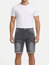 Zorvian - Hochwertige Stretch-Shorts – Grau