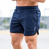Slim Fit elastische Herren-Badehosen – Dunkelblau