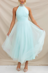 Serrena - Elegantes Rollkragenkleid für Damen – Grün