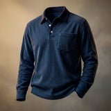 Orvion - Soft-Touch-Polohemd – Marineblau