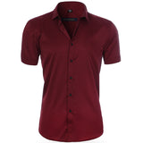 Gerlon | Herren Arbeits Polo Hemd | Kurzarm – Weinrot